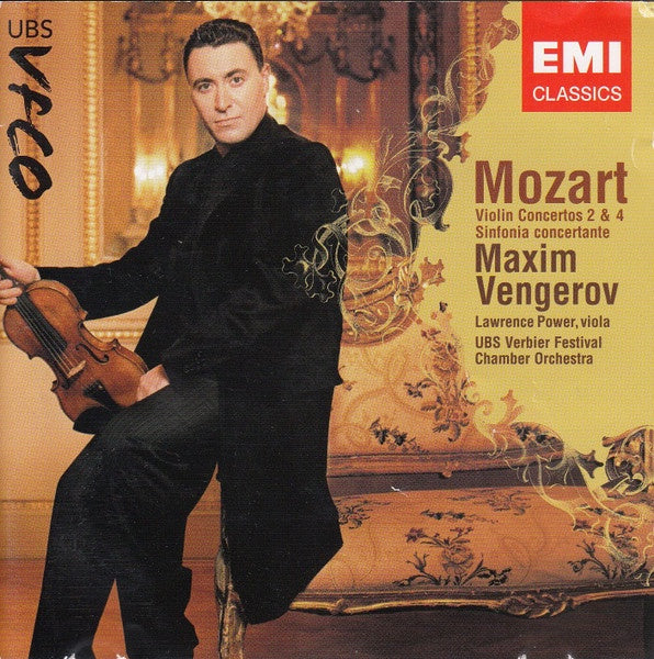 MOZART- VIOLIN CONCERTOS 2 AND 4 VENGEROV CD VG