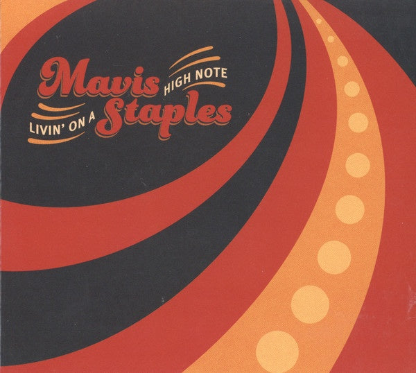 STAPLES MAVIS- LIVIN' ON A HIGH NOTE CD VG+