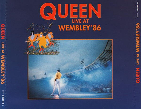 QUEEN - LIVE AT WEMBLEY '86 2CD VG+