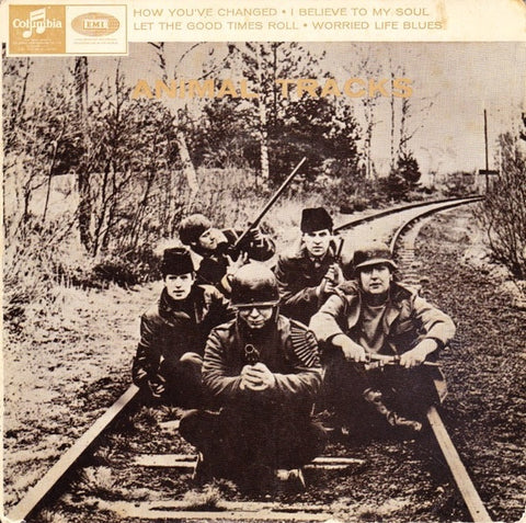 ANIMALS THE-ANIMAL TRACKS 7" EP VG COVER VG+