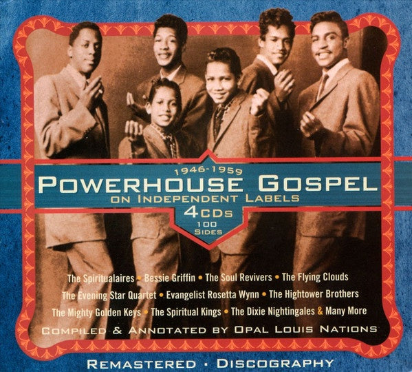 POWERHOUSE GOSPEL ON INDEPENDENT LABELS 1946-59 4CD VG+