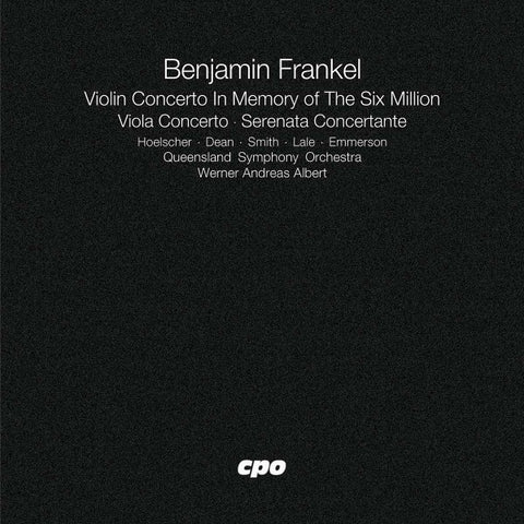 FRANKEL BENJAMIN- VIOLIN CONCERTO IN MEMORY OF THE 6 MILLION CD VG+