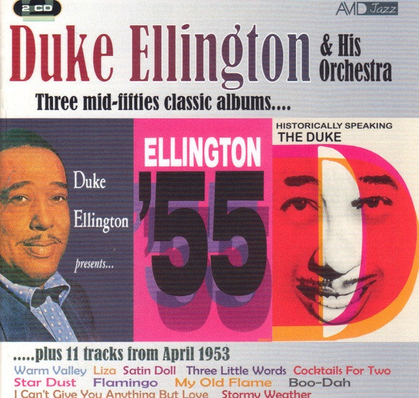 ELLINGTON DUKE AND HIS ORCHESTRA- THREE MID5OS CLASSIC ALBUMS 2CD VG+