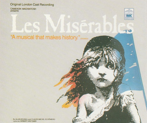 LES MISERABLES- ORIGINAL LONDON CAST RECORDING 2CD VG