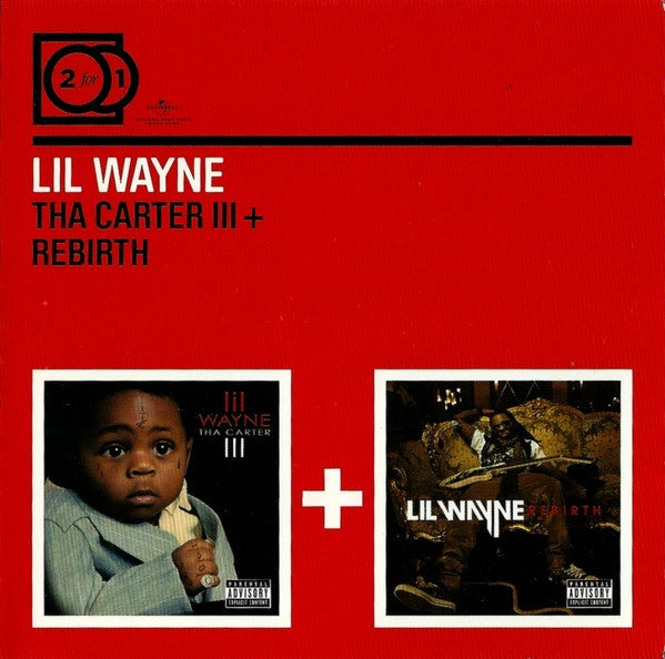 LIL WAYNE-THA CARTER III + REBIRTH 2CD VG+