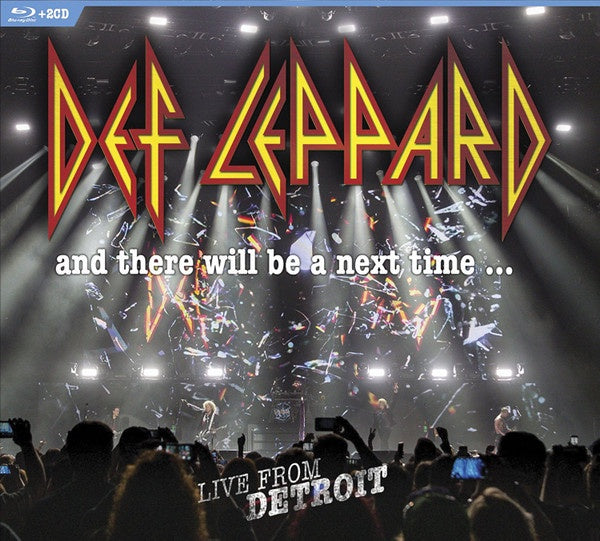 DEF LEPPARD- AND THERE WILL BE A NEXT TIME 2CD/BLURAY VG+