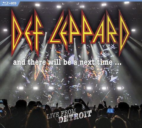 DEF LEPPARD- AND THERE WILL BE A NEXT TIME 2CD/BLURAY VG+