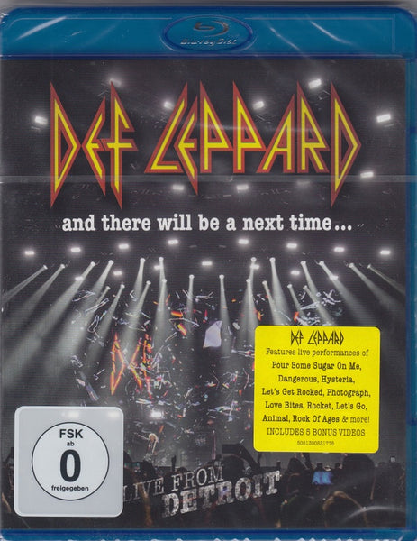 DEF LEPPARD- AND THERE WILL BE A NEXT TIME LIVE FROM DETROIT NM