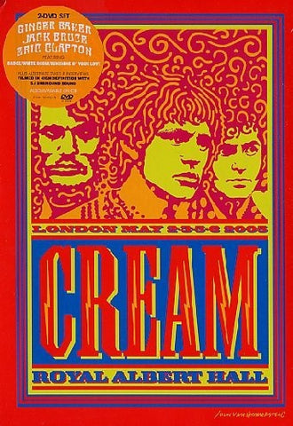 CREAM-ROYAL ALBERT HALL 2DVD NM