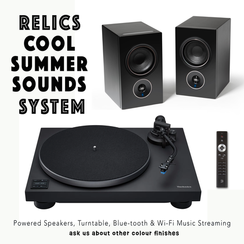 RELICS 'COOL SUMMER SOUNDS' SYSTEM black *NEW* save $730