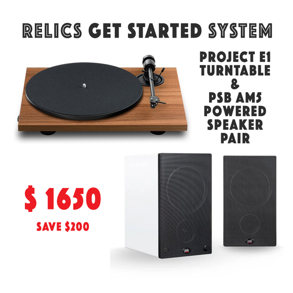 RELICS 'GET STARTED' SYSTEM - Project E1 Walnut & White *NEW* save $200