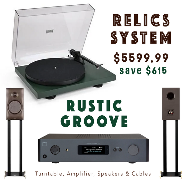 RELICS 'RUSTIC GROOVE' SYSTEM *NEW* save $615
