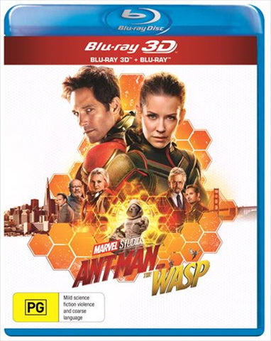 ANT-MAN-THE WASP BLURAY+3D BLURAY NM