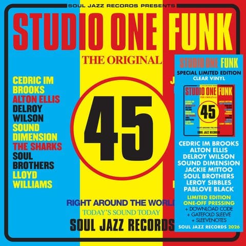 STUDIO ONE FUNK-VARIOUS ARTISTS CLEAR VINYL 2LP *NEW*