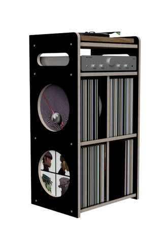 VALHALLA-STACK 500 BLACK RECORD STAND *NEW*