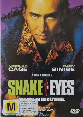 SNAKE EYES DVD NM