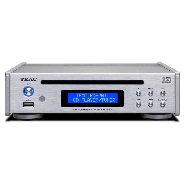 TEAC PD-301 | CD PLAYER + FM TUNER  SILVER*NEW*