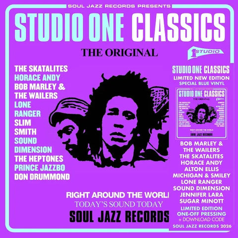 STUDIO ONE CLASSICS-VARIOUS ARTISTS BLUE VINYL 2LP *NEW*