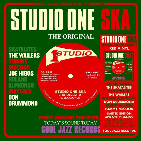 STUDIO ONE SKA-VARIOUS ARTISTS RED VINYL 2LP *NEW*