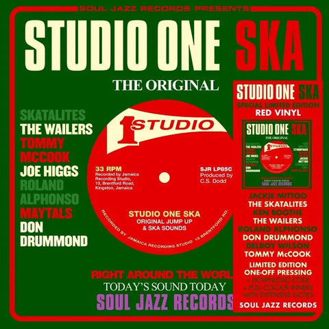 STUDIO ONE SKA-VARIOUS ARTISTS RED VINYL 2LP *NEW*