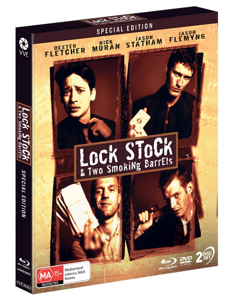 LOCK, STOCK & TWO SMOKING BARRELS-BLURAY + DVD NM