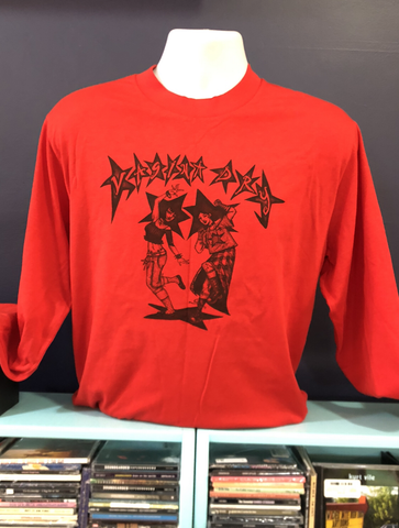 VAGINA DRY LONG SLEEVE RED SHIRT M