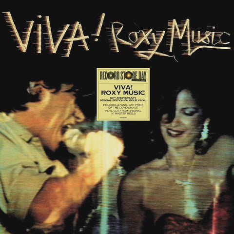 ROXY MUSIC-VIVA! GOLD VINYL LP *NEW*
