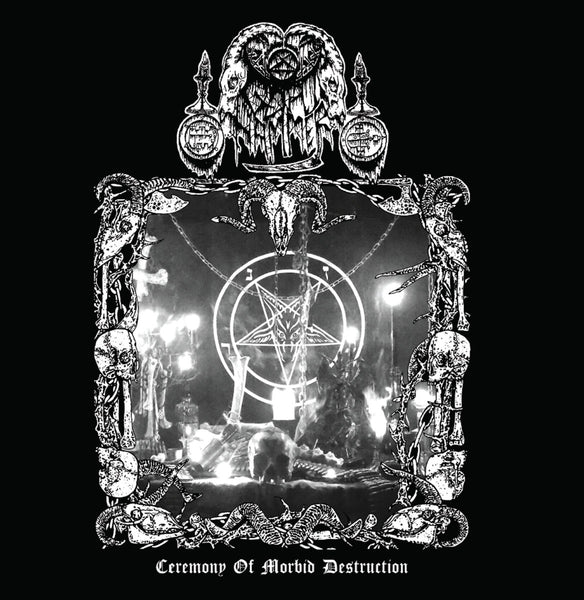 GOATHAMMER-CEREMONY OF MORBID DESTRUCTION LP NM COVER VG+