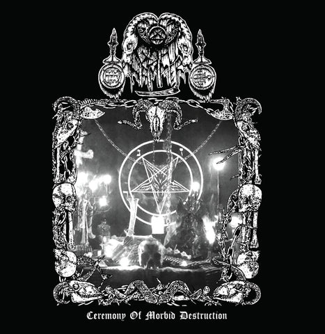 GOATHAMMER-CEREMONY OF MORBID DESTRUCTION LP NM COVER VG+