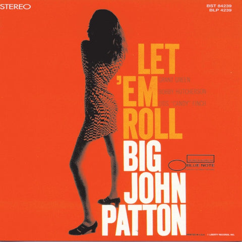 PATTON BIG JOHN-LET EM ROLL LP EX COVER VG+