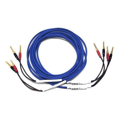 BLACK RHODIUM-INTRO 3M SPEAKER CABLE BLUE *NEW*