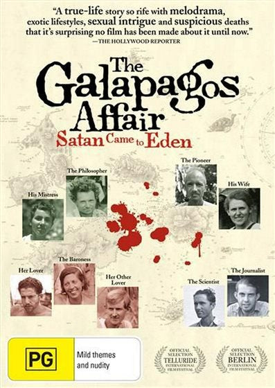 GALAPAGOS AFFAIR THE- SATAN CAME TO EDEN DVD VG+