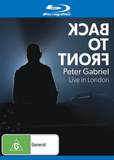 GABRIEL PETER- BACK TO FRONT LIVE IN LONDON BLURAY VG+
