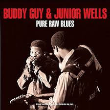 GUY BUDDY & JUNIOR WELLS-PURE RAW BLUES 2LP VG+ COVER VG+