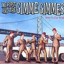 ME FIRST & THE GIMME GIMMES-BLOW IN THE WIND LP EX COVER EX