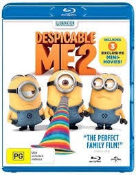 DESPICABLE ME 2 BLURAY NM