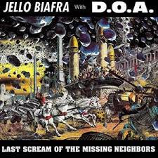 BIAFRA JELLO WITH D.O.A.-LAST SCREAM OF THE MISSING NEIGHBOURS YELLOW VINYL LP *NEW*