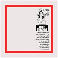 DEEP THROAT OST LP  EX COVER VG