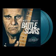 TROUT WALTER-BATTLE SCARS AQUAMARINE VINYL 2LP *NEW*