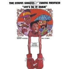 STAPLE SINGERS/ CURTIS MAYFIELD-LET'S DO IT AGAIN OST WHITE VINYL LP *NEW*
