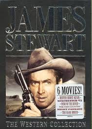 JAMES STEWART- THE WESTERN COLLECTION REGION 1 6DVD VG