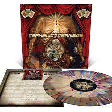 CEPHALIC CARNAGE-XENOSAPIEN CLEAR/ RED/ BLUE/ WHITE SPLATTER VINYL LP *NEW*