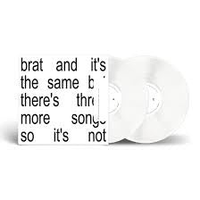 CHARLI XCX-BRAT & IT'S THE SAME BUT THERE'S 3 MORE SONGS WHITE VINYL 2LP *NEW*