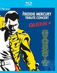 QUEEN+- FREDDIE MERCURY TRIBUTE CONCERT BLURAY NM