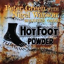 GREEN PETER-HOT FOOT POWDER BLUE VINYL LP NM COVER EX