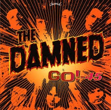 DAMNED THE-GO!-45 RED VINYL LP NM COVER VG+