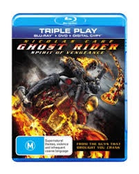 GHOST RIDER SPIRIT OF VENGENCE- BLURAY+DVD NM