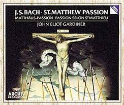 BACH-ST MATTHEW PASSION JOHN ELIOT GARDINER 3CD VG