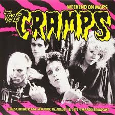 CRAMPS THE-WEEKEND ON MARS LP VG+ COVER EX