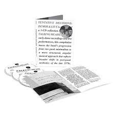 TALKING HEADS-TENTATIVE DECISIONS 3CD *NEW*